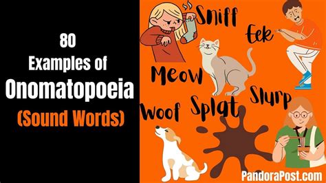 80 Examples of Onomatopoeia: Sound Words List (with Sentences ...