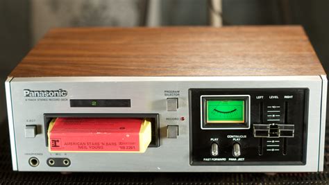 Panasonic RS-805US Stereo 8 Track Cassette Tape Player Recorder with ...