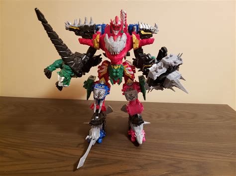 Custom Dino Fury Megazord combo using all the pieces : r/powerrangers