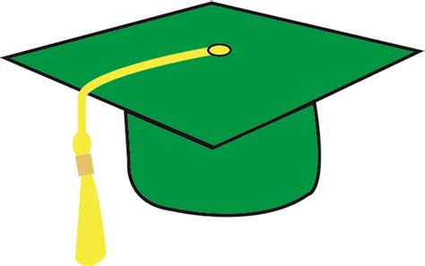 Green Graduation Cap And Diploma - ClipArt Best