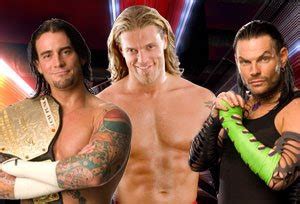 World Raseling: CM Punk vs Edge vs Jeff Hardy