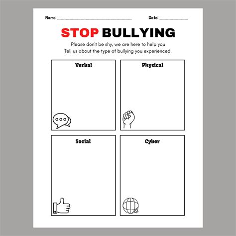 Anti Bullying Worksheets Activities Anti Bullying Worksheets – NBKomputer