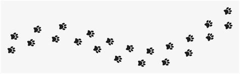 Paw Print Trail Clipart