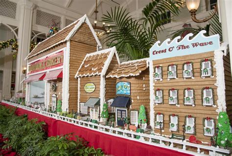 Gingerbread Display at Disney's BoardWalk Resort | 12 of Disney's Most ...