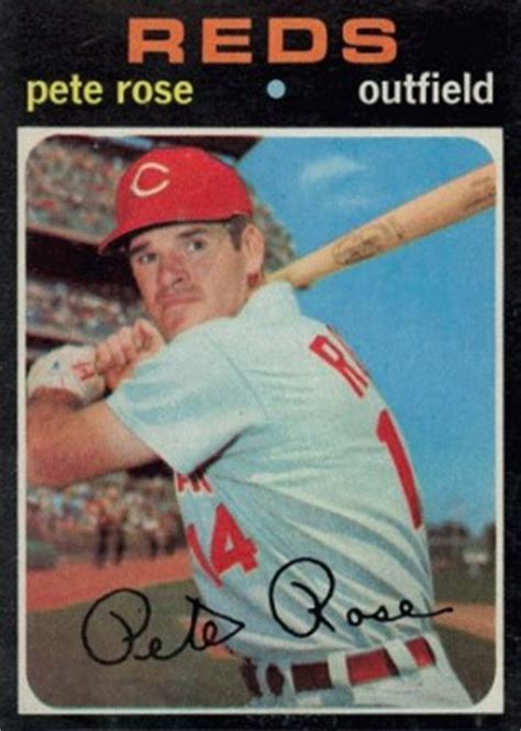 1971 Topps Pete Rose #100 Baseball Card Value Price Guide