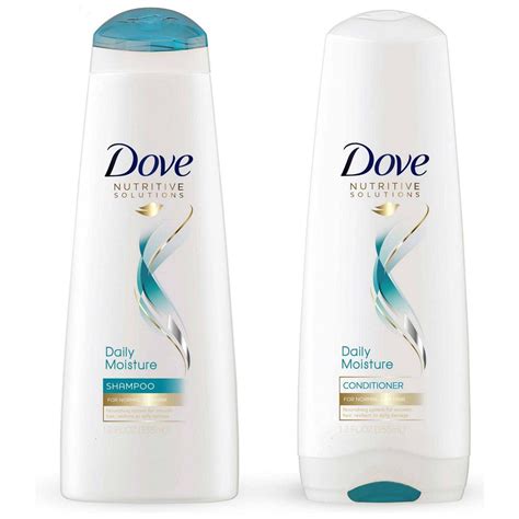 Dove Beauty Daily Moisture Shampoo & Conditioner Set - 12 fl oz/ 2ct ...