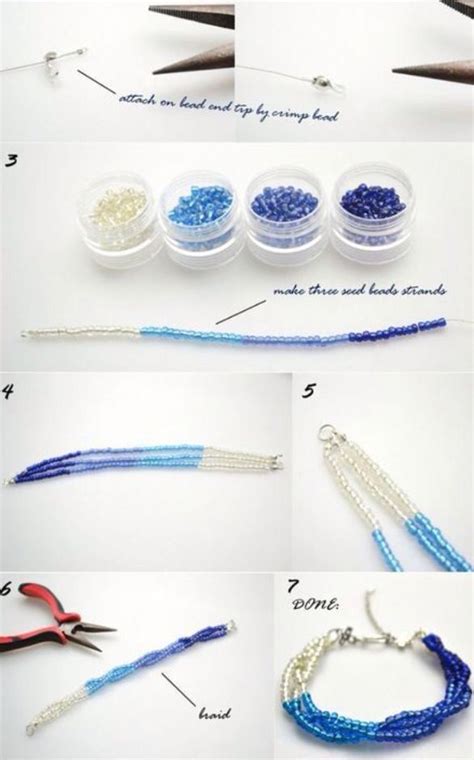 Seed bead bracelet DIY | Jewelry patterns, Seed bead jewelry tutorials ...