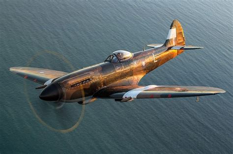 Spitfire NH749 powered by a Rolls Royce Griffon engine,John M Dibbs ...