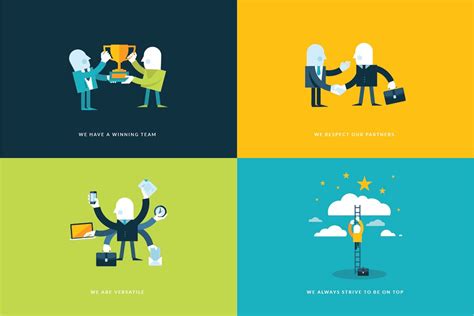 Set of Flat Design Concept Icons | Icons ~ Creative Market