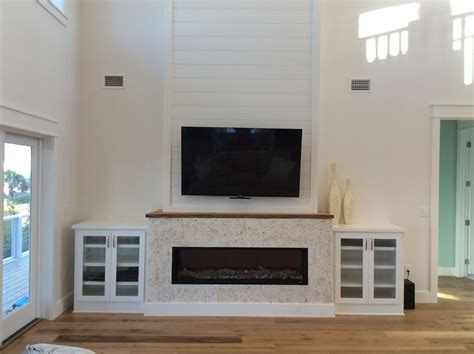 Image result for linear fireplace with tv | Built in electric fireplace ...