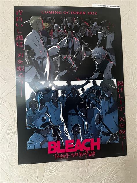 BLEACH posters arrived just in time for the anime! They look so good 😭🙌 ...