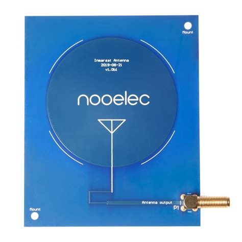 Nooelec - 1550MHz Inmarsat Antenna - Premium PCB Patch Antenna Designed ...