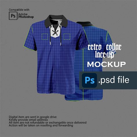 Football Soccer Shirt PSD Mockup Jersey Mockup Design Retro Collar ...