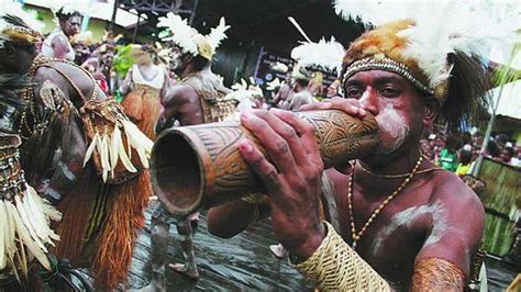 Dance and Traditional Music Instrument of Asmat Tribe, West Papua