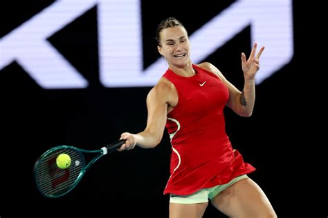 Australian Open: Aryna Sabalenka makes ruthless start, Caroline ...