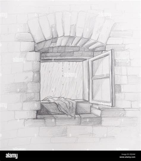 Brick Wall Pencil Drawing - Draw a Brick Wall in Perspective : This ...