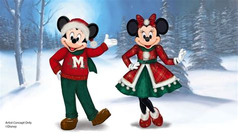 FIRST LOOK at Mickey & Minnie's New Christmas Costumes for Disneyland ...