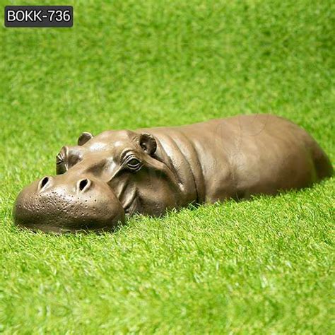 Outdoor Garden Bronze Hippo Sculpture from Factory Supply BOKK-736 ...