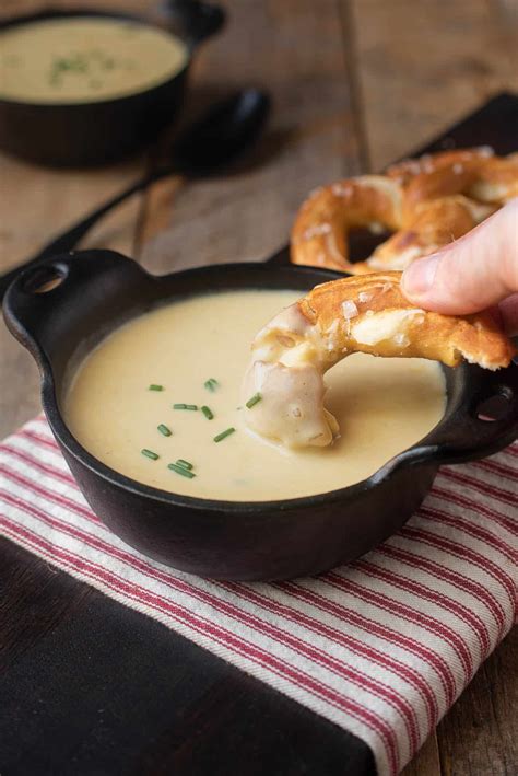 Creamy German Beer Cheese Soup - Culinary Ginger