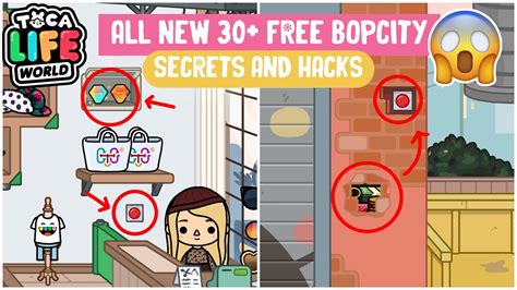 🤯All New 30+ Free Bopcity Secrets And Hacks 🌍in Tocalifeworld | Toca ...