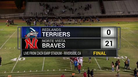 LIVE High School Football - Norte Vista vs Redlands - YouTube