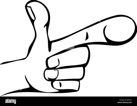 Pointing fingers cartoon hi-res stock photography and images - Alamy