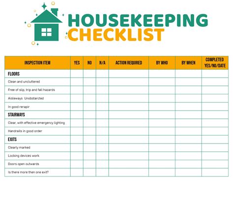 Printable Hotel Maintenance Checklist - Printable Word Searches