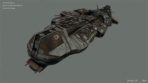 a futuristic ship is shown on a gray background