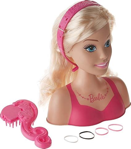 Amazon.com: Barbie Styling Head Blonde Hair, 7 Pieces : Toys & Games