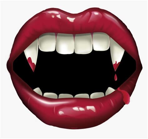 Vampire Mouth Png - Drawings Of Vampire Teeth, Transparent Png is free ...