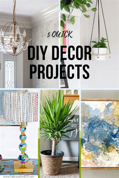 5 Quick DIY Decor Projects to Update Your Home - Savvy Apron