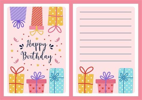 Blank Birthday Card Vector Art, Icons, and Graphics for Free Download