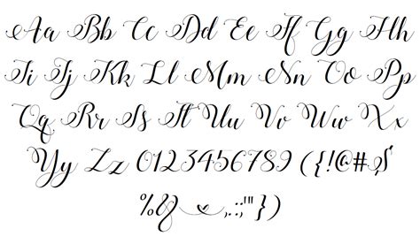 Calligraphy Alphabet Different Types Of Fonts To Write - Lanarra