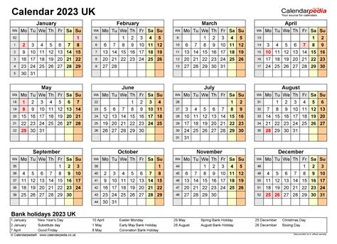 2023 Calendar With Holidays Printable Uk – Get Calendar 2023 Update