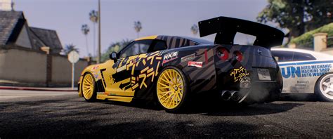 Drift Paintjob for Vsoreny's Nissan GT-R R35 - GTA5-Mods.com