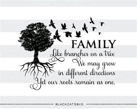 Family tree - SVG file Cutting File Clipart in Svg, Eps, Dxf, Png for ...