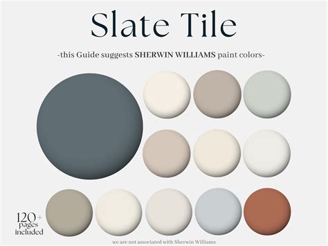 Sherwin-williams Color Palette: Slate Tile, 12 Transitional Sherwin ...