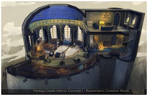 ArtStation - Ravenclaw's Common Room