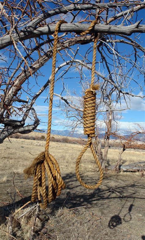 Authentic Virginia City Montana Hangman's rope with letter