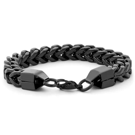 Black Chunky Chain Bracelet | In stock! | Fort Tempus