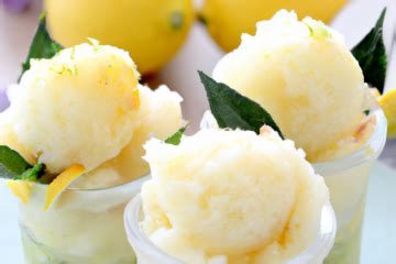 Recette Sorbet au citron maison - 750g.com