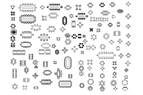 Dining table AutoCAD block drawing stated in this AutoCAD file ...