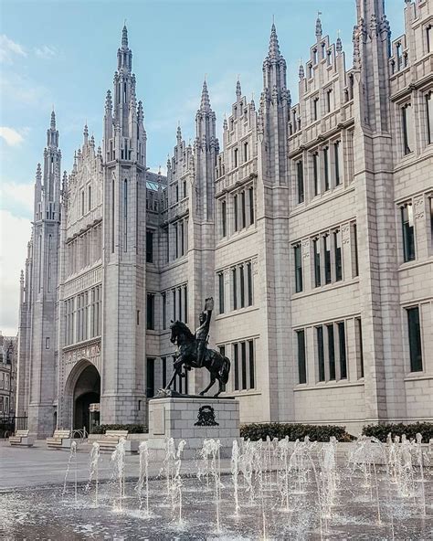 Marischal College, Aberdeen, Scotland. The Granite City Aberdeen ...