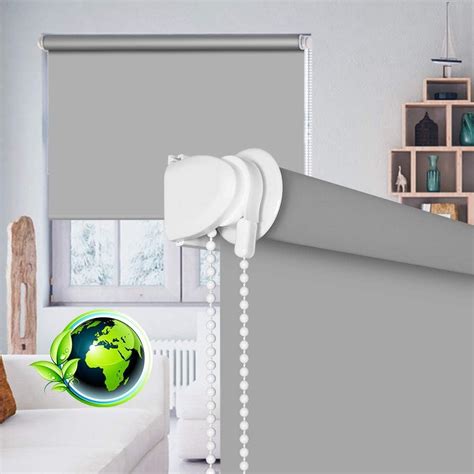 Amazon.com: SEEYE 100% Blackout Waterproof Fabric Window Roller Shades ...