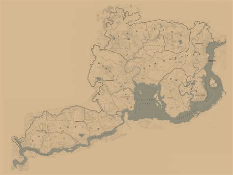 Red dead redemption 2 interactive map of all rdr2 locations - aslfancy