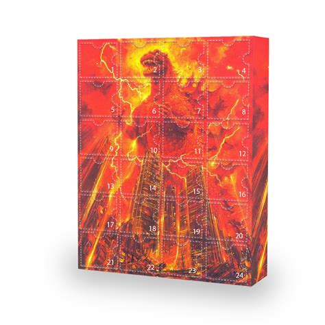 Godzilla Advent Calendar -- The One With 24 Little Doors