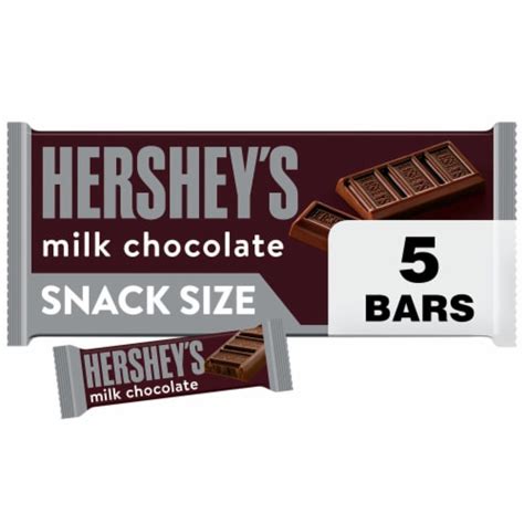 HERSHEY'S Milk Chocolate Snack Size Candy Bars, 5 ct / 0.45 oz - QFC