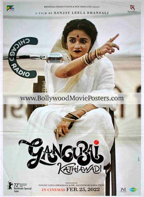 Gangubai Kathiawadi poster for sale online! Buy original Bollywood poster