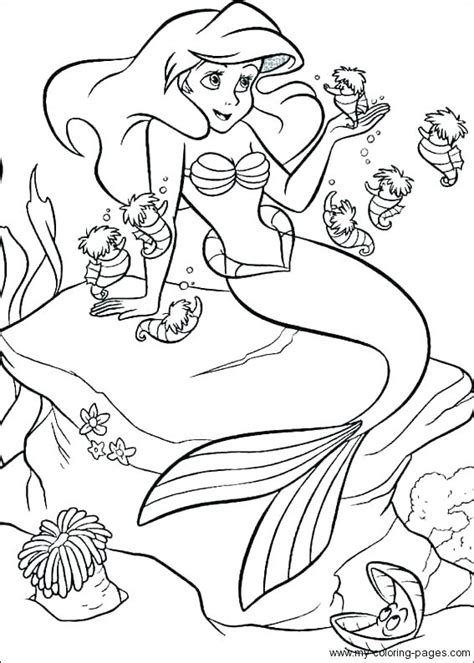 Mermaid Coloring Pages Games at GetColorings.com | Free printable ...