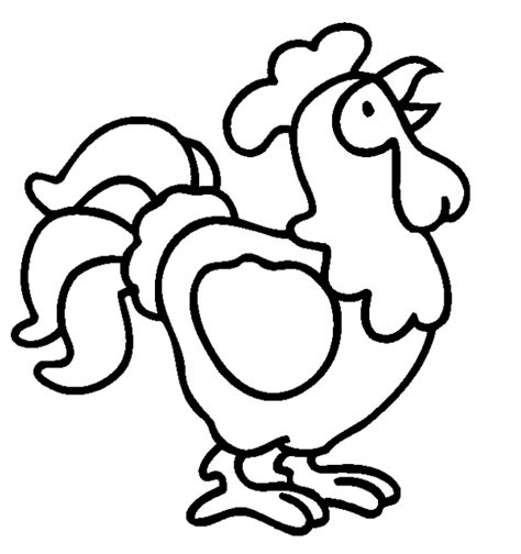 Farm animal coloring pages,simple coloring pictures